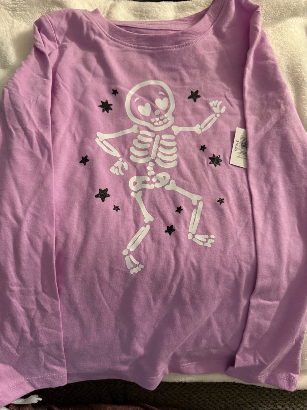 jumping beans Long-Sleeve Skeleton Graphic Tee